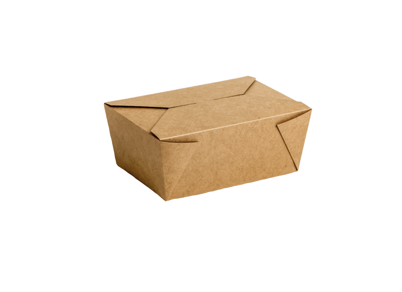 Cutii carton kraft meniuri catering 222 x 157 x H 89 mm, 40 buc/set
